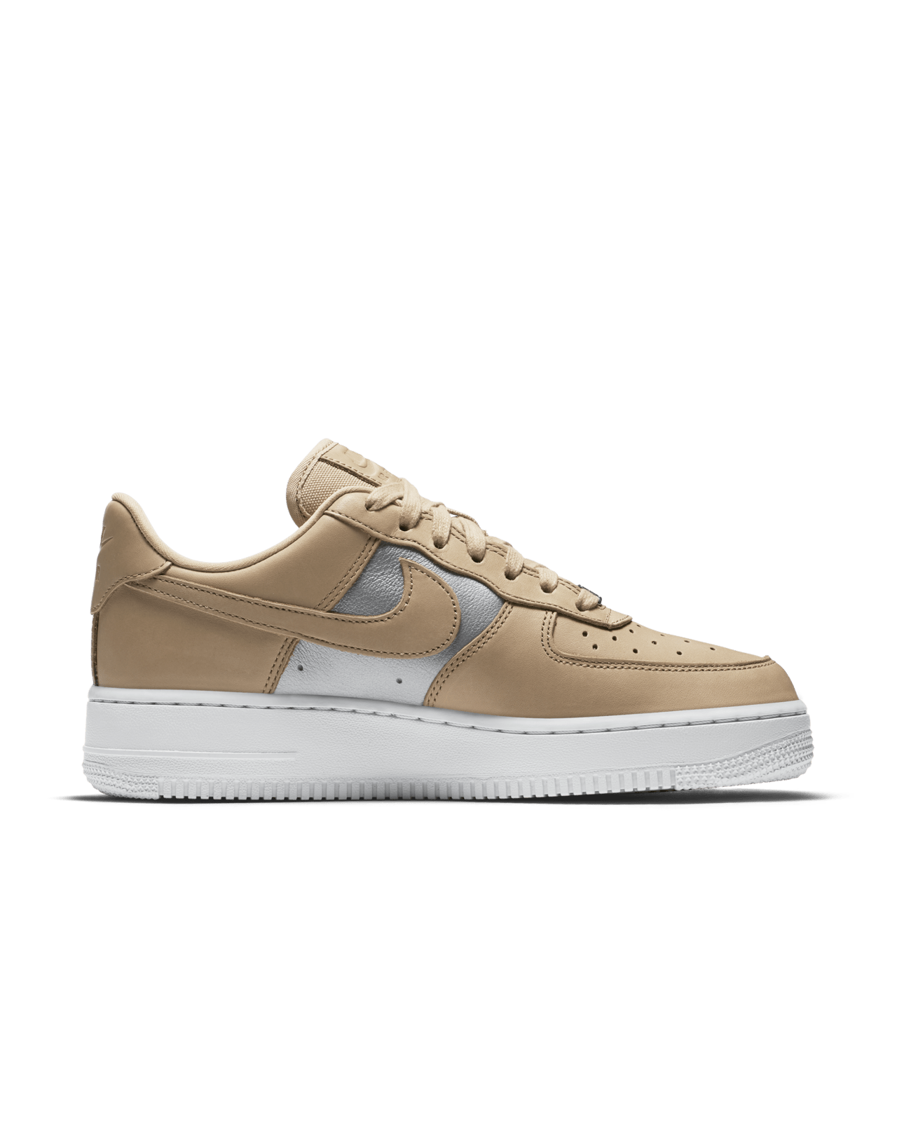 Nike Women s Air Force 1 Bio Beige Metallic Silver Release Date. Nike SNKRS