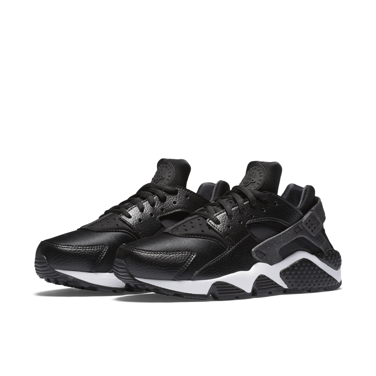 Women s Nike SB50 Air Huarache Run Black Gold Nike SNKRS