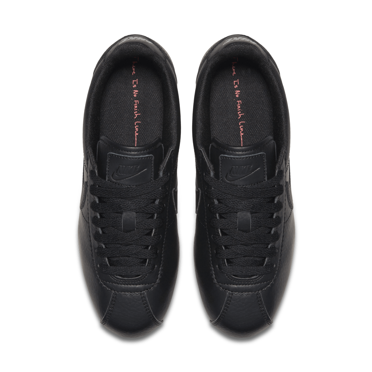 Women s Nike Classic Cortez Premium Triple Black Nike SNKRS