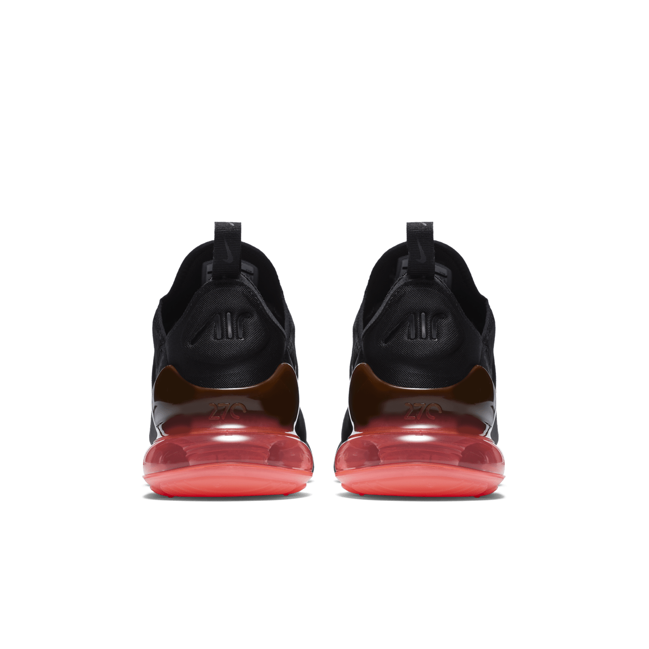 Nike air max 270 black and red womens best sale