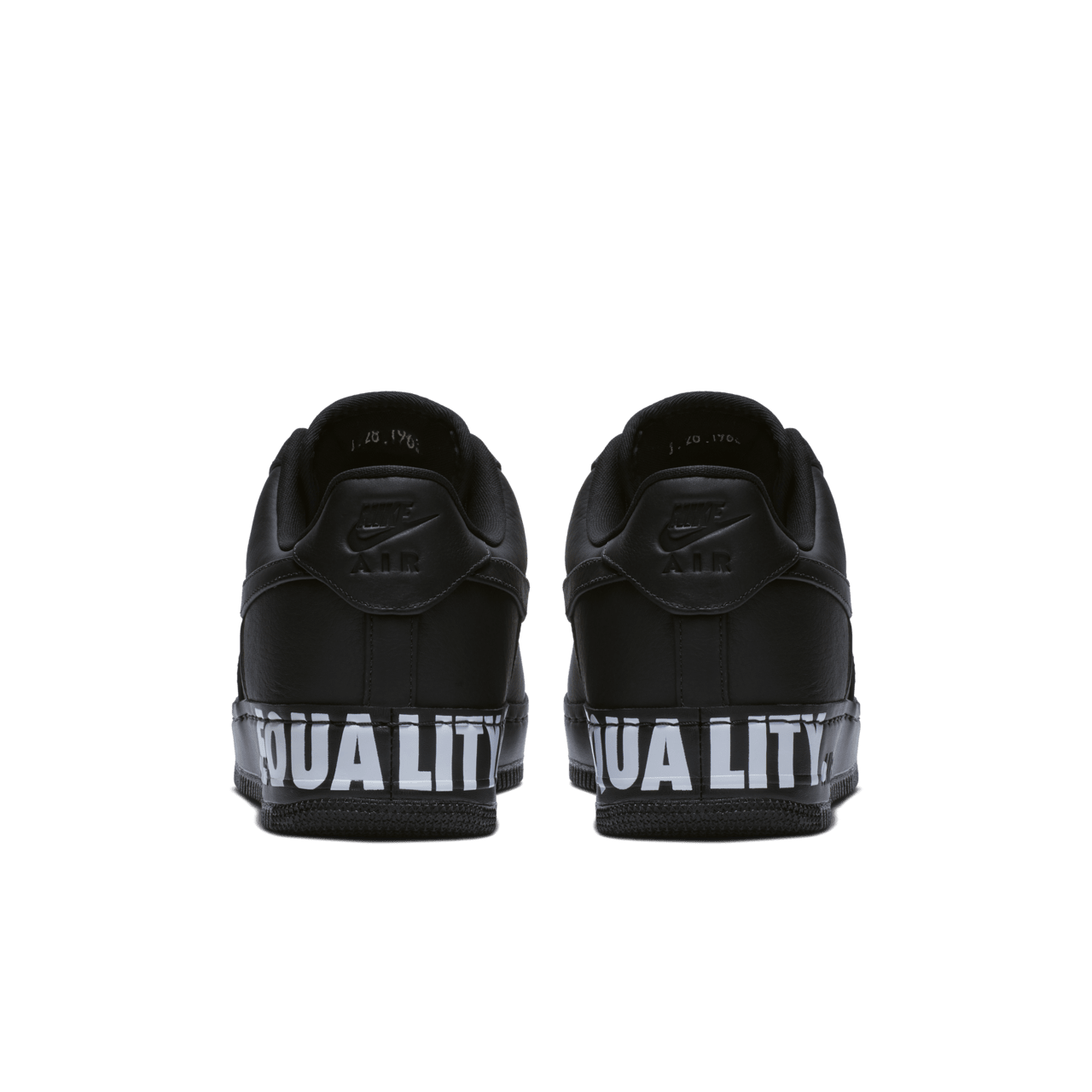 Nike air force black equality best sale