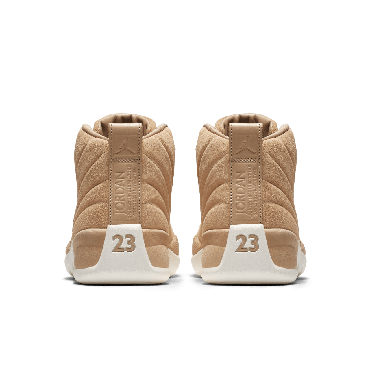 Jordan 12 tan and white best sale