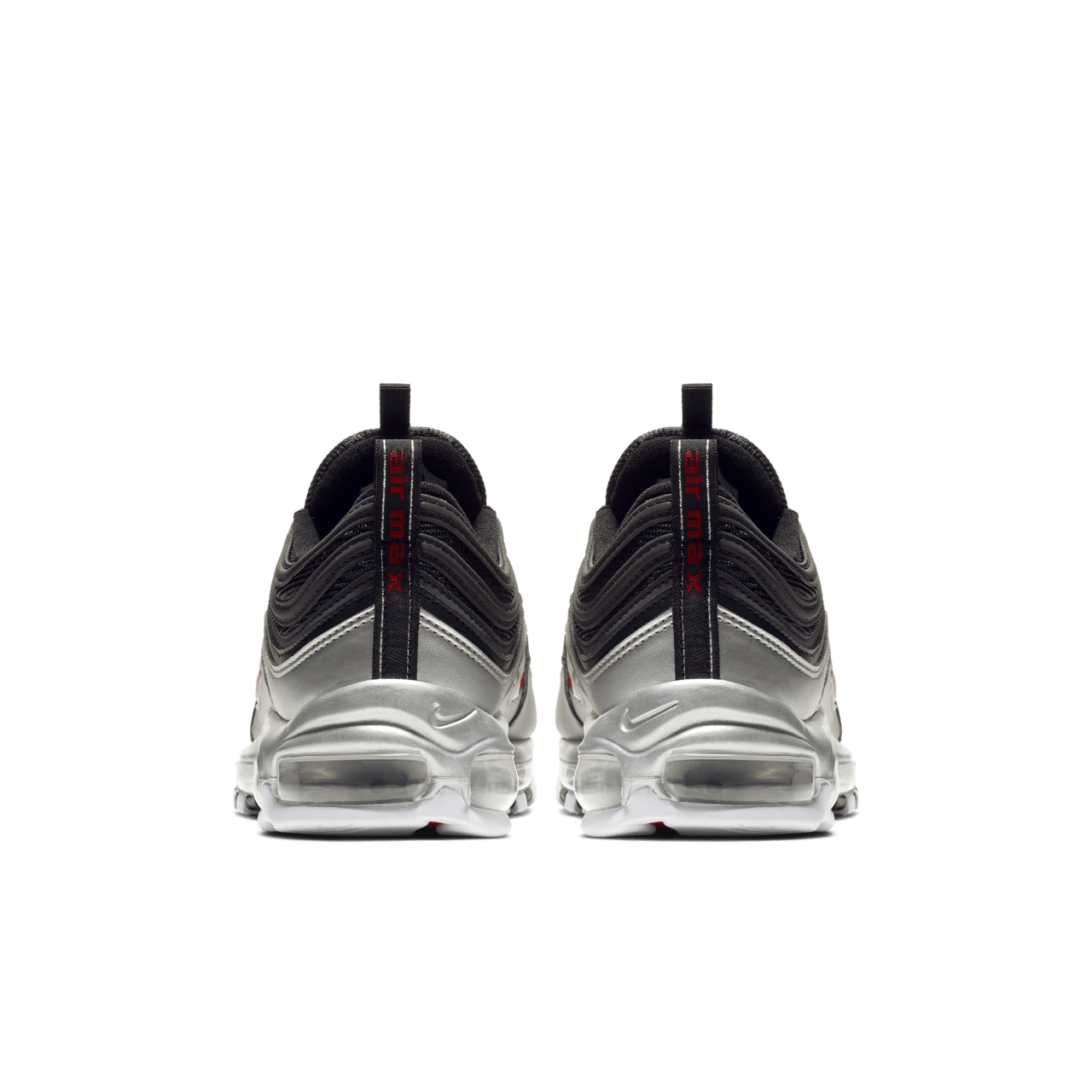 97 Metallic Silver and Black Nike SNKRS