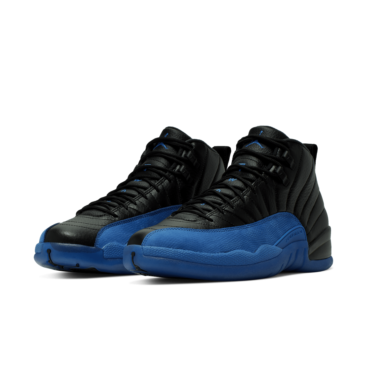 Jordan 12 black and royal on sale