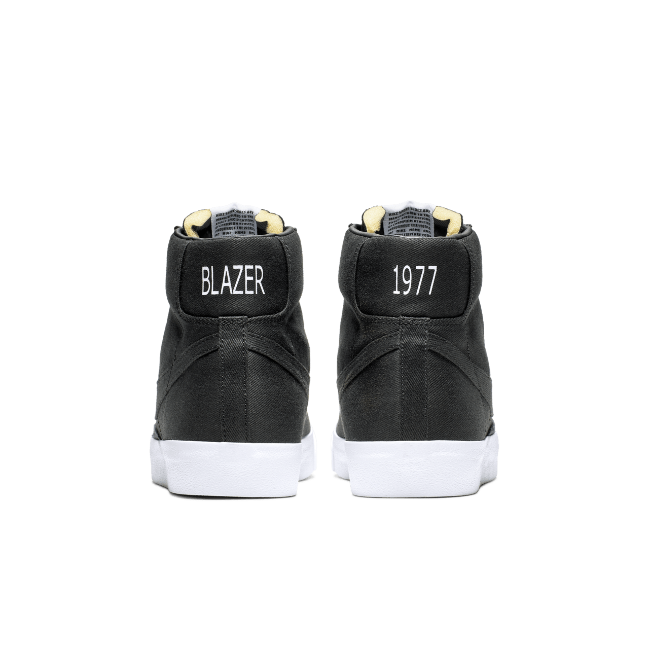 Nike blazer mid 77 black canvas on sale