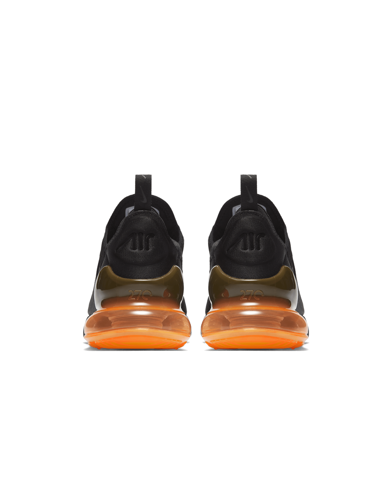 Nike air max 270 qs black / total orange best sale