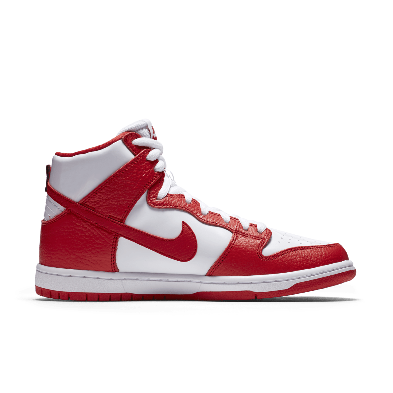 Nike dunk red and white hotsell