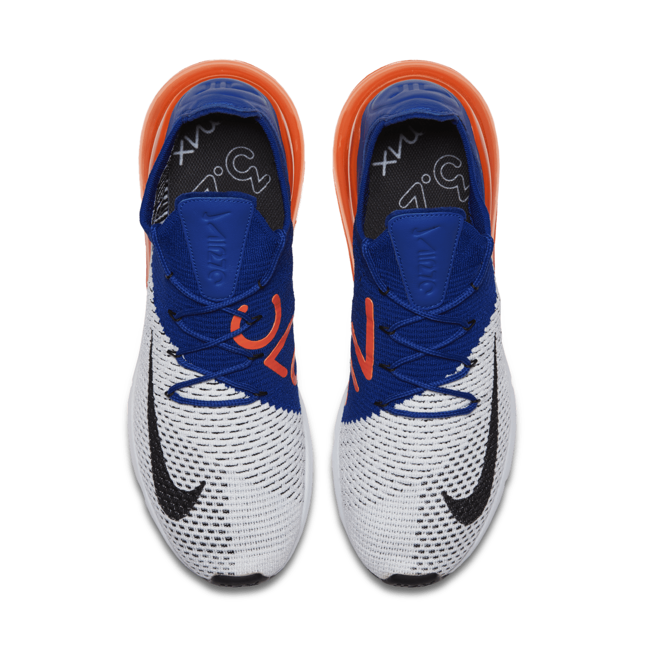 Nike air max 270 flyknit femme bleu on sale