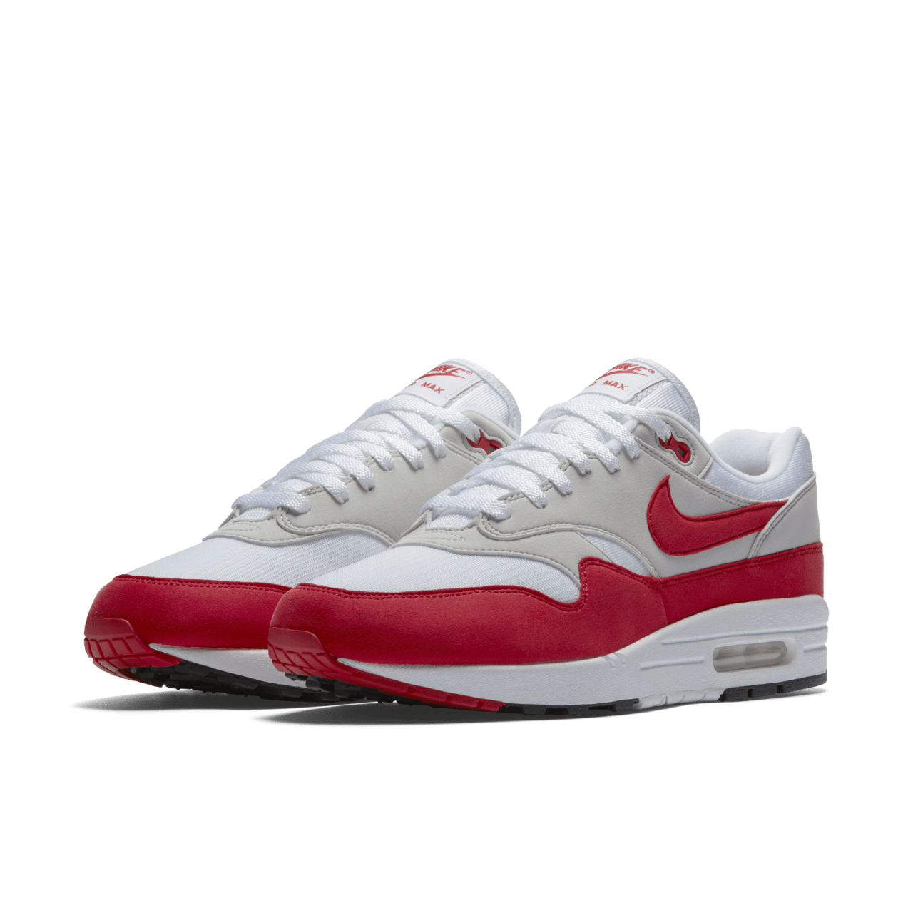 Nike Air Max 1 Anniversary White University Red Nike SNKRS