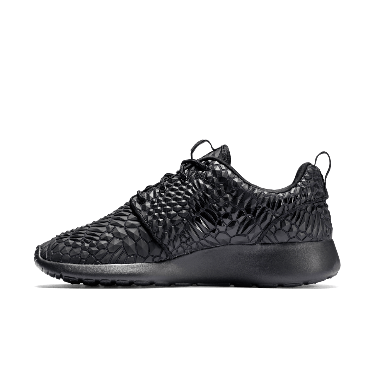 Women s Nike Roshe One Diamondback Triple Black Nike SNKRS