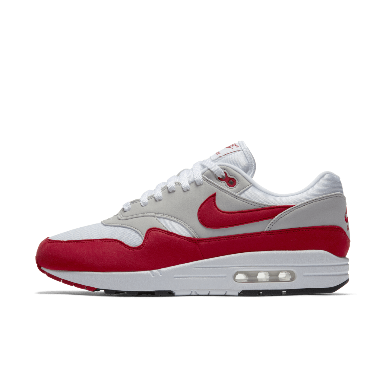 Nike Air Max 1 Anniversary White University Red Nike SNKRS