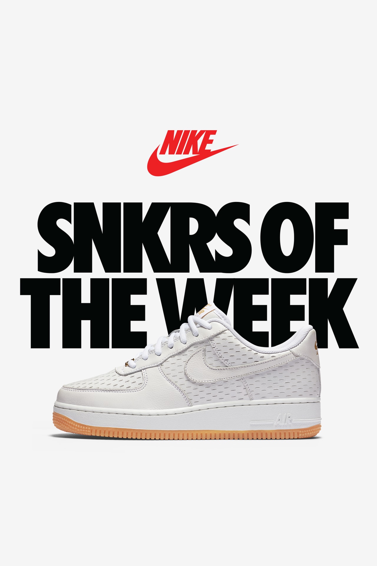 Women's Nike Air Force 1 'Summit White & Metallic Gold'