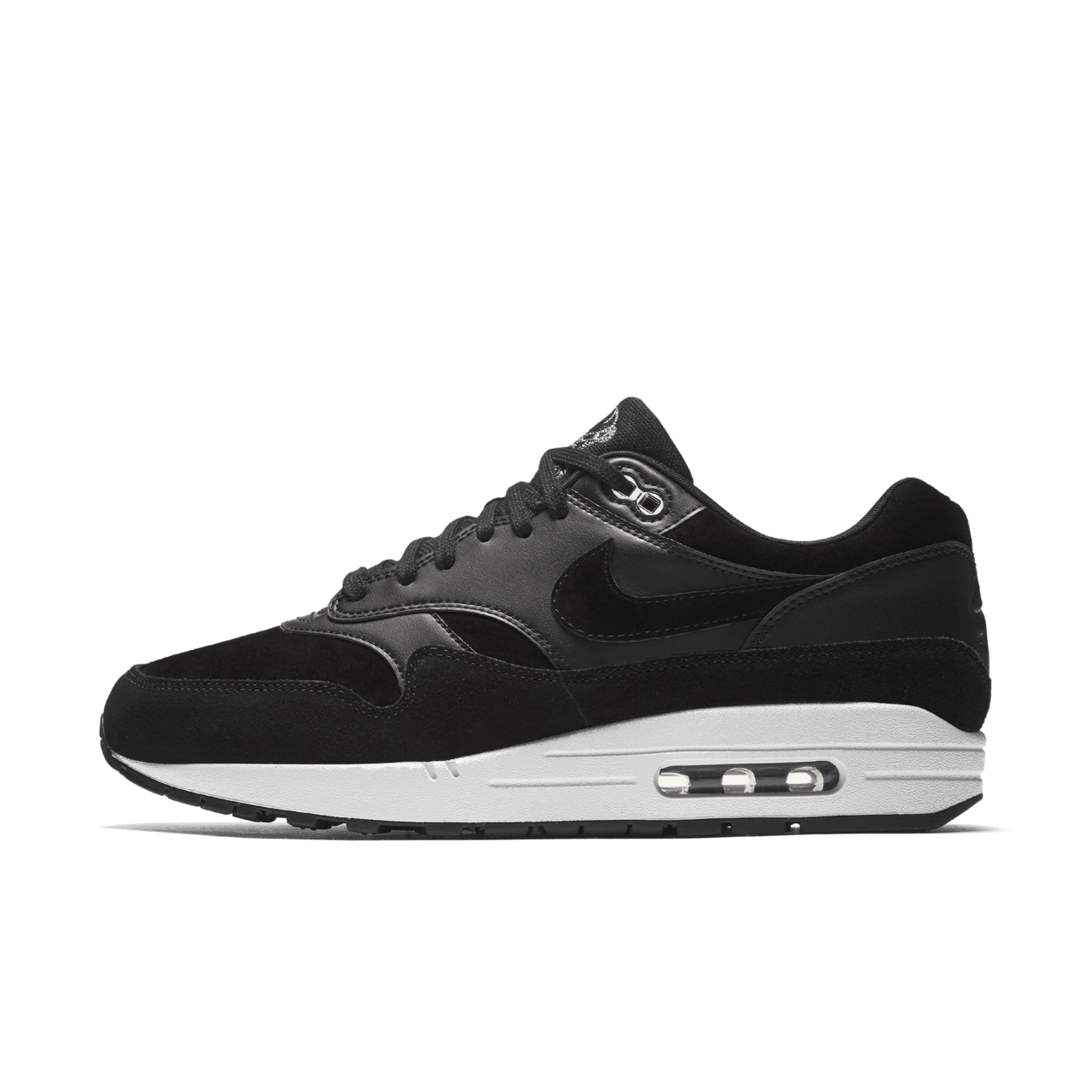 Nike airmax 1 black on sale