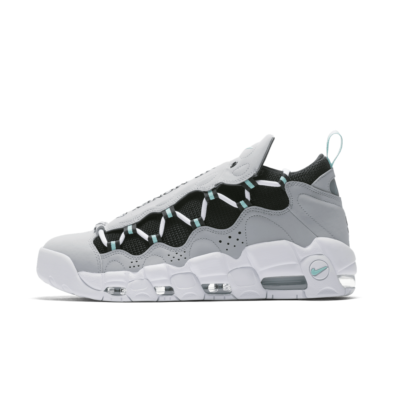 Nike Air More Money Wolf Grey Island Green Erscheinungsdatum. Nike SNKRS