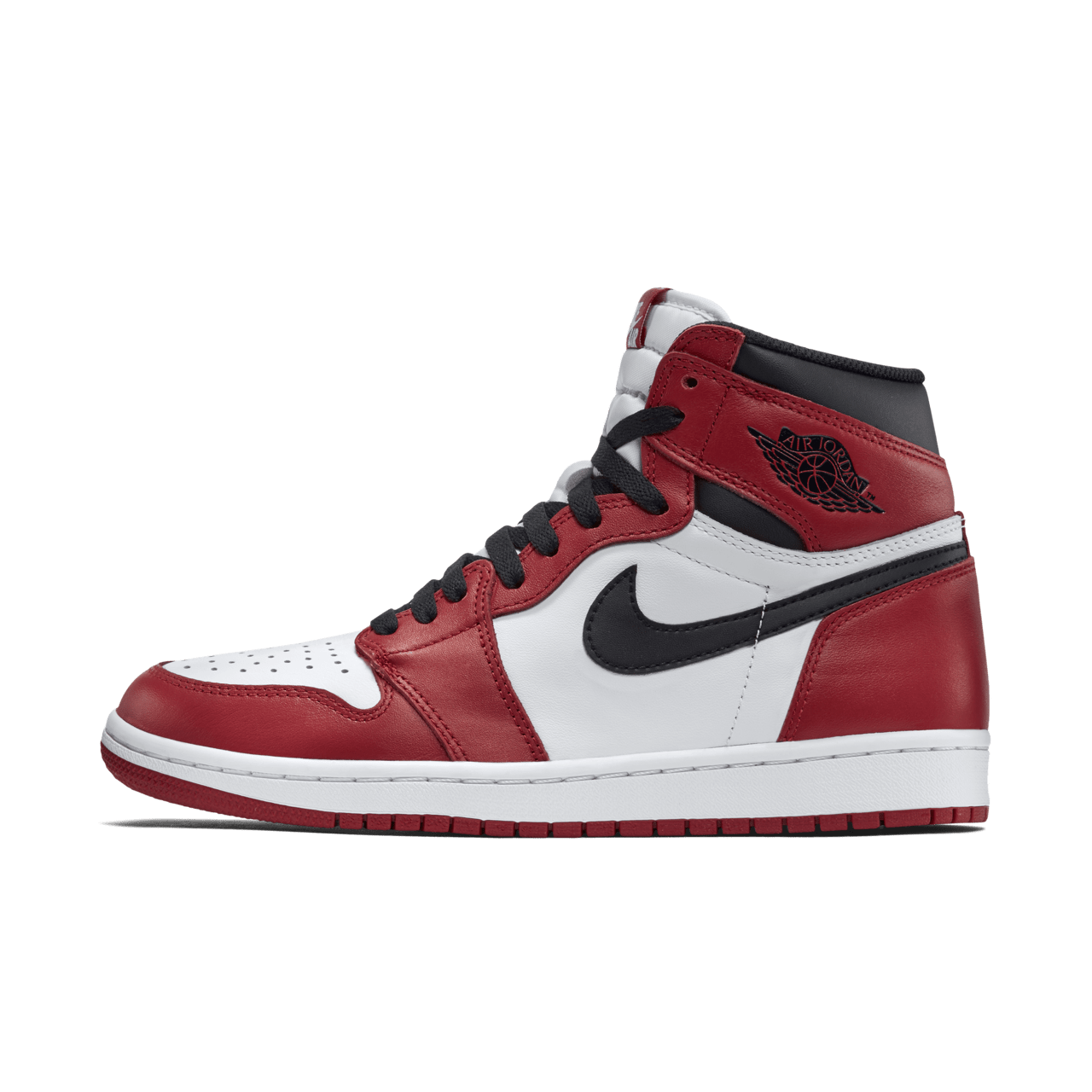 Red nike jordan 1 on sale