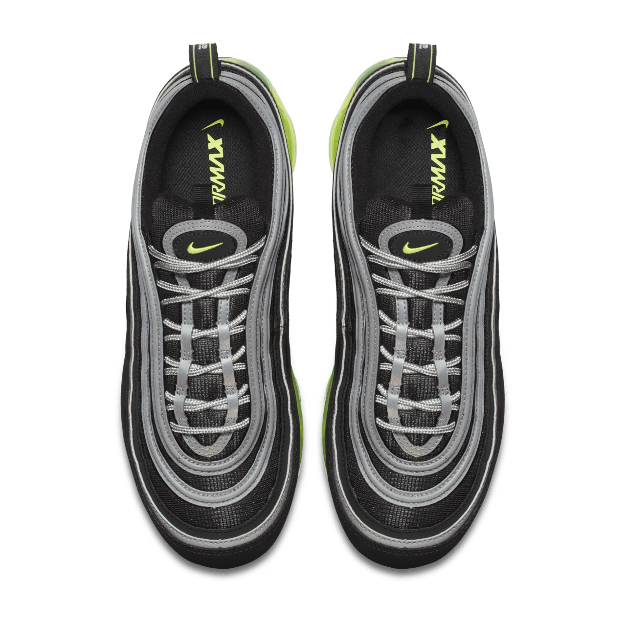 Nike Air Vapormax 97 Black Volt Metallic Silver Erscheinungsdatum. Nike SNKRS