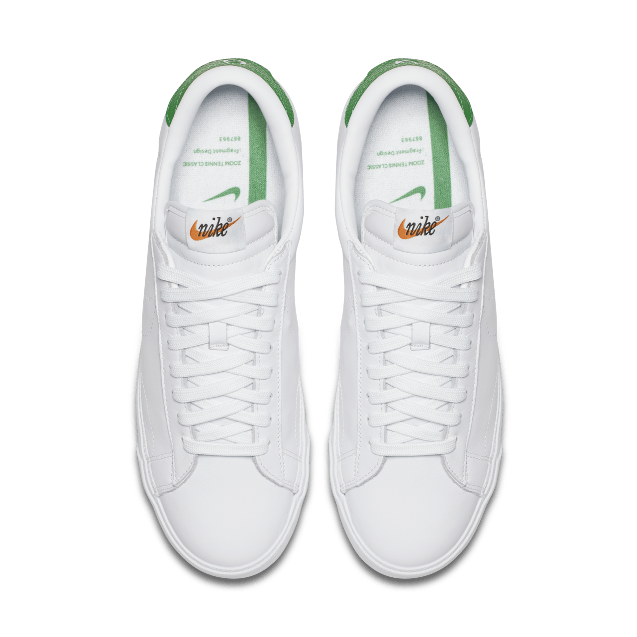 NikeLab x Fragment Zoom Tennis Classic 'White & Apple Green'. Nike SNKRS