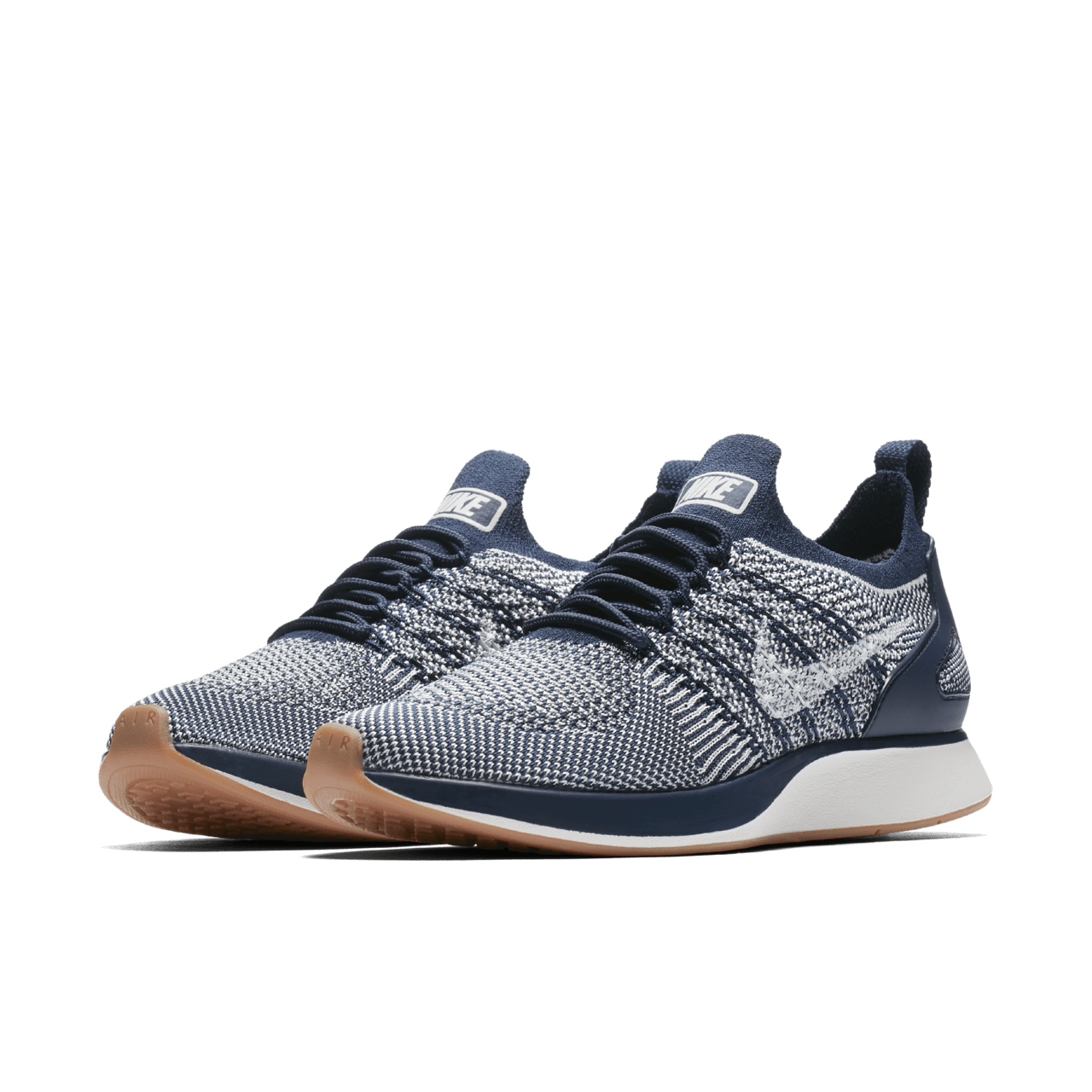 Nike Women s Air Zoom Mariah Flyknit Racer Premium College Navy Gum Medium Brown Nike SNKRS