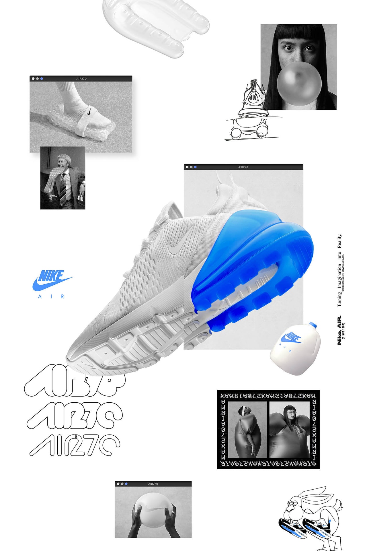 Nike Air Max 270 White Pack Photo Blue Release Date. Nike SNKRS