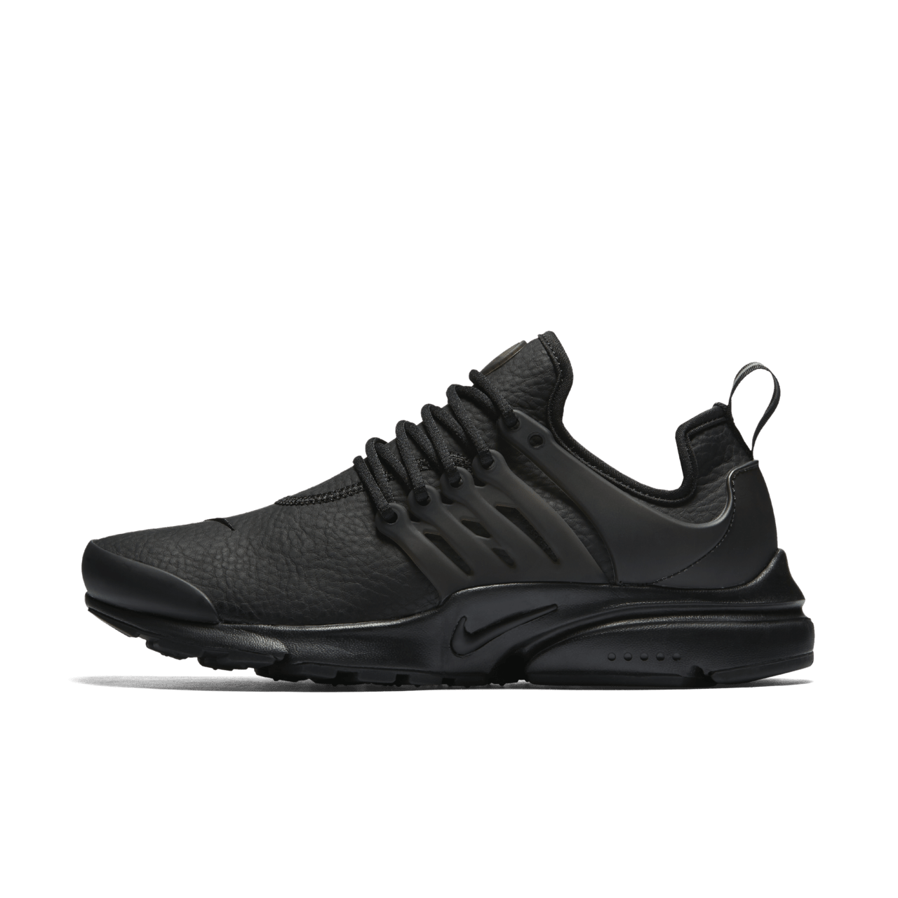 Women s Nike Air Presto Premium Triple Black Nike SNKRS