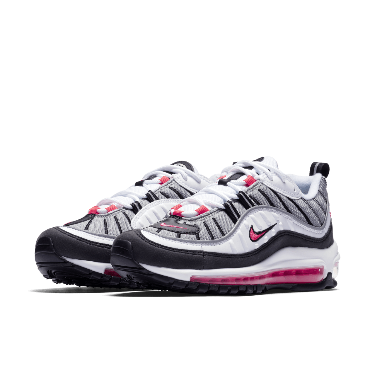 Nike air max 98 white reflective silver hotsell