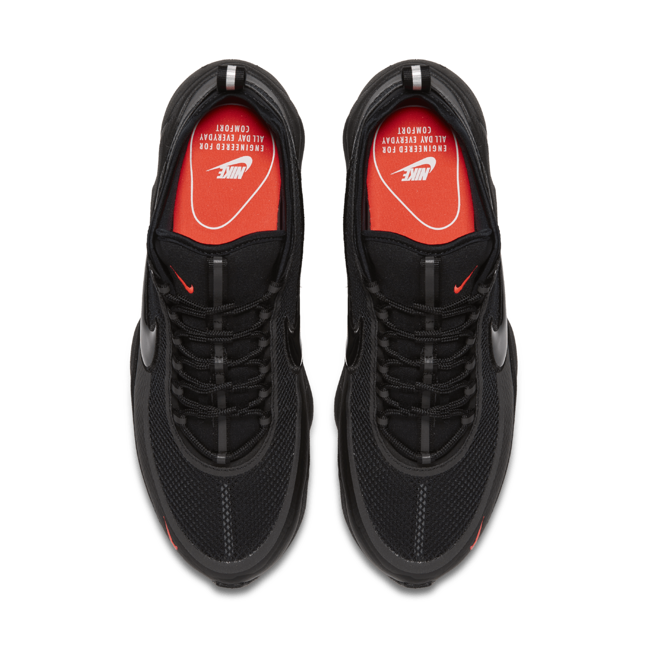 Nike spiridon black red best sale