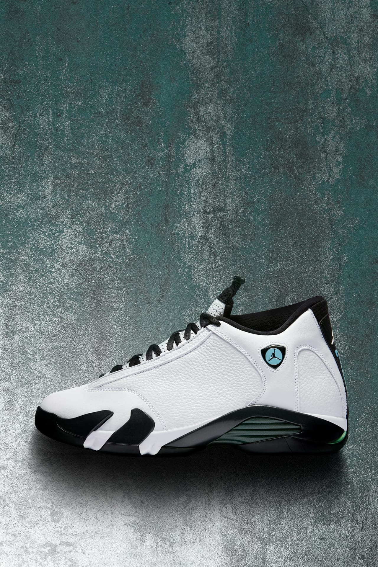 Air jordan 14 green on sale