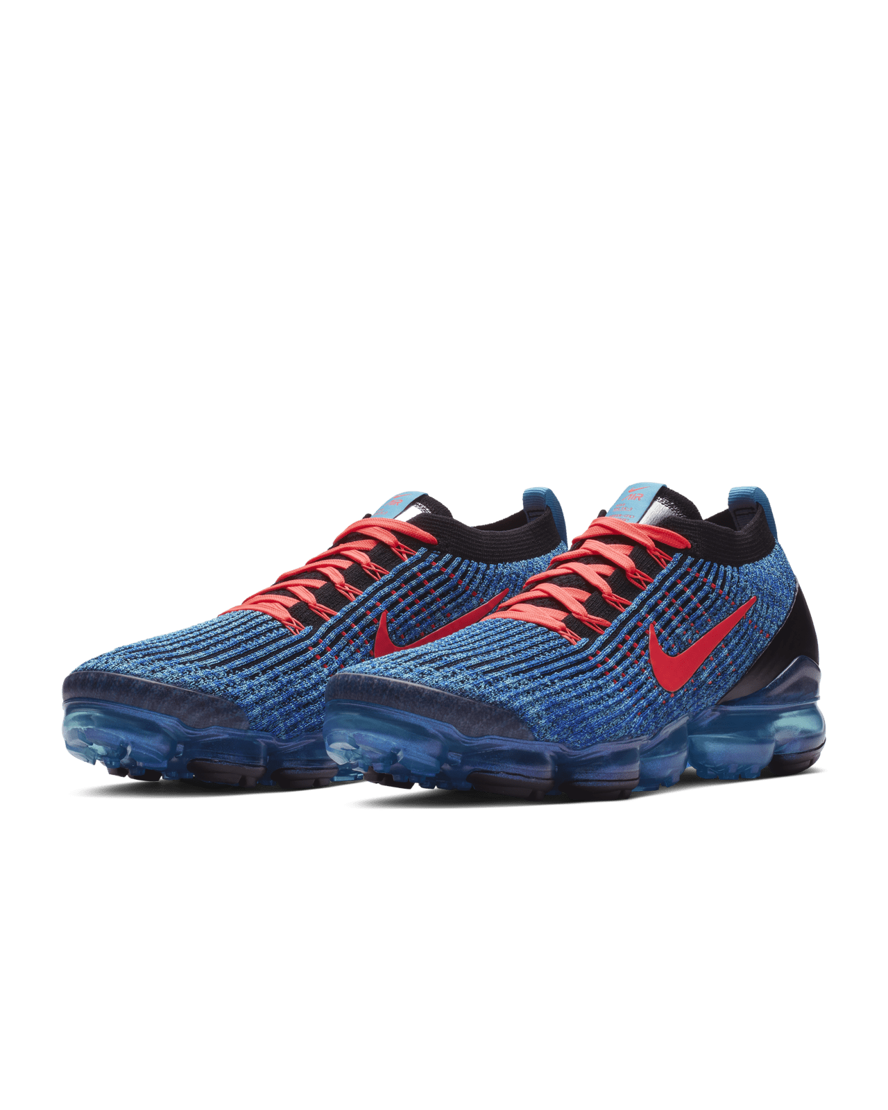 Nike Air VaporMax Flyknit 3 'Blue Fury & Flash Crimson' Release Date