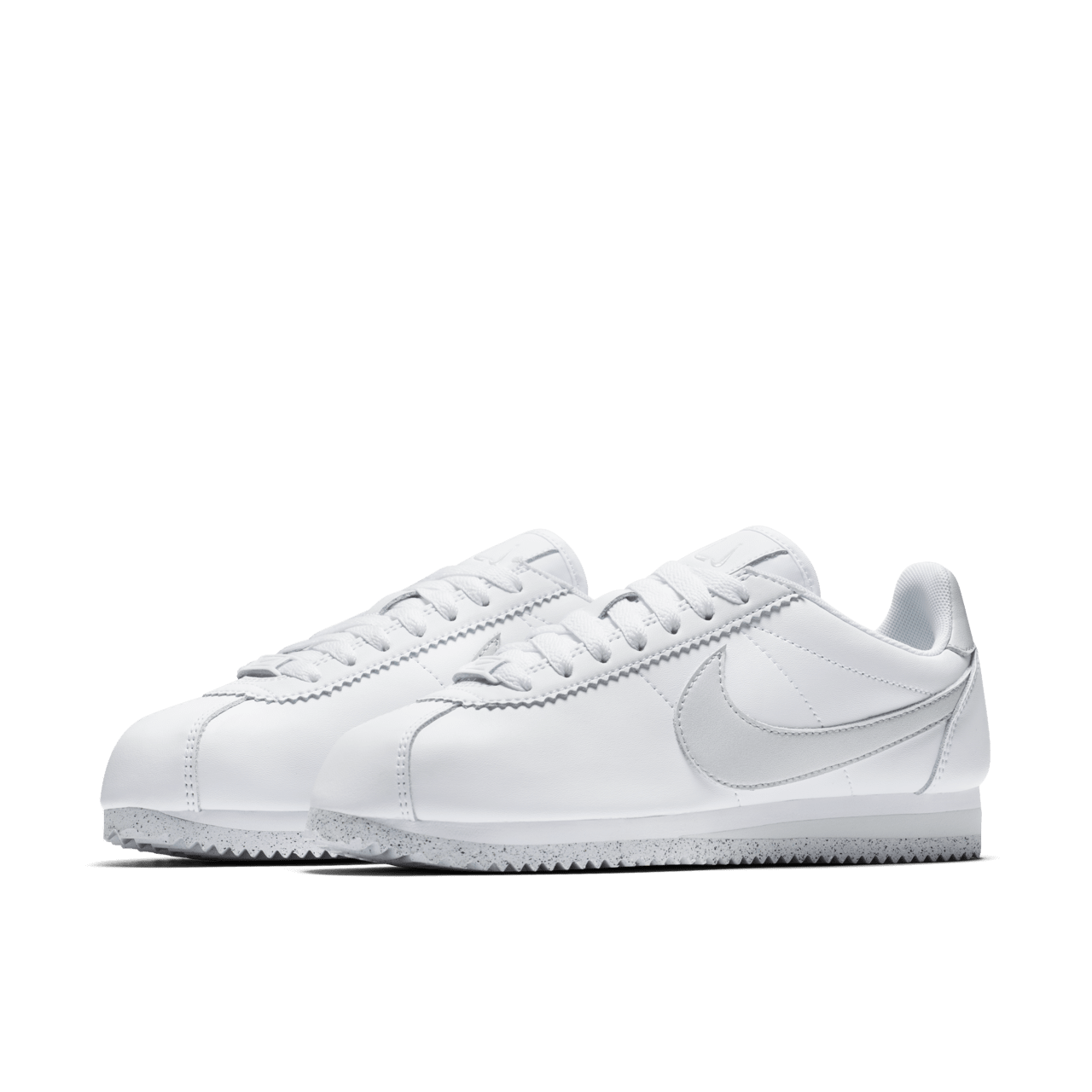 Women's Classic Cortez Flyleather 'White & Light Silver' Release Date