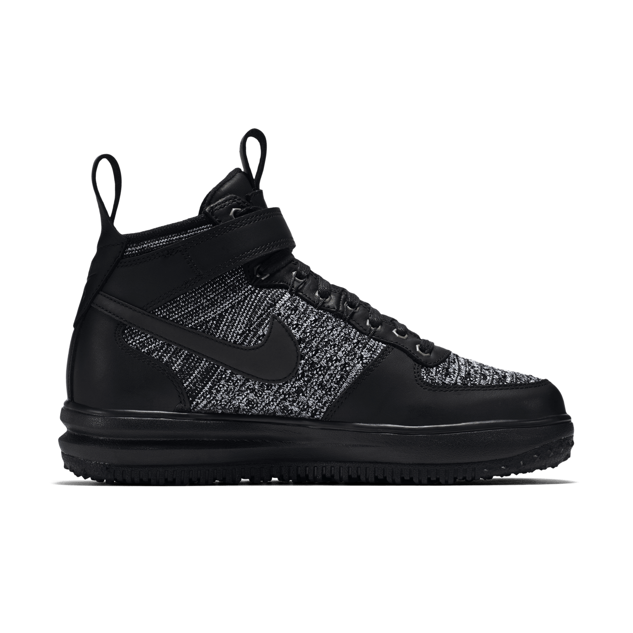 Women's Nike Lunar Force 1 Flyknit Workboot 'Black & White'. Release Date.  Nike SNKRS