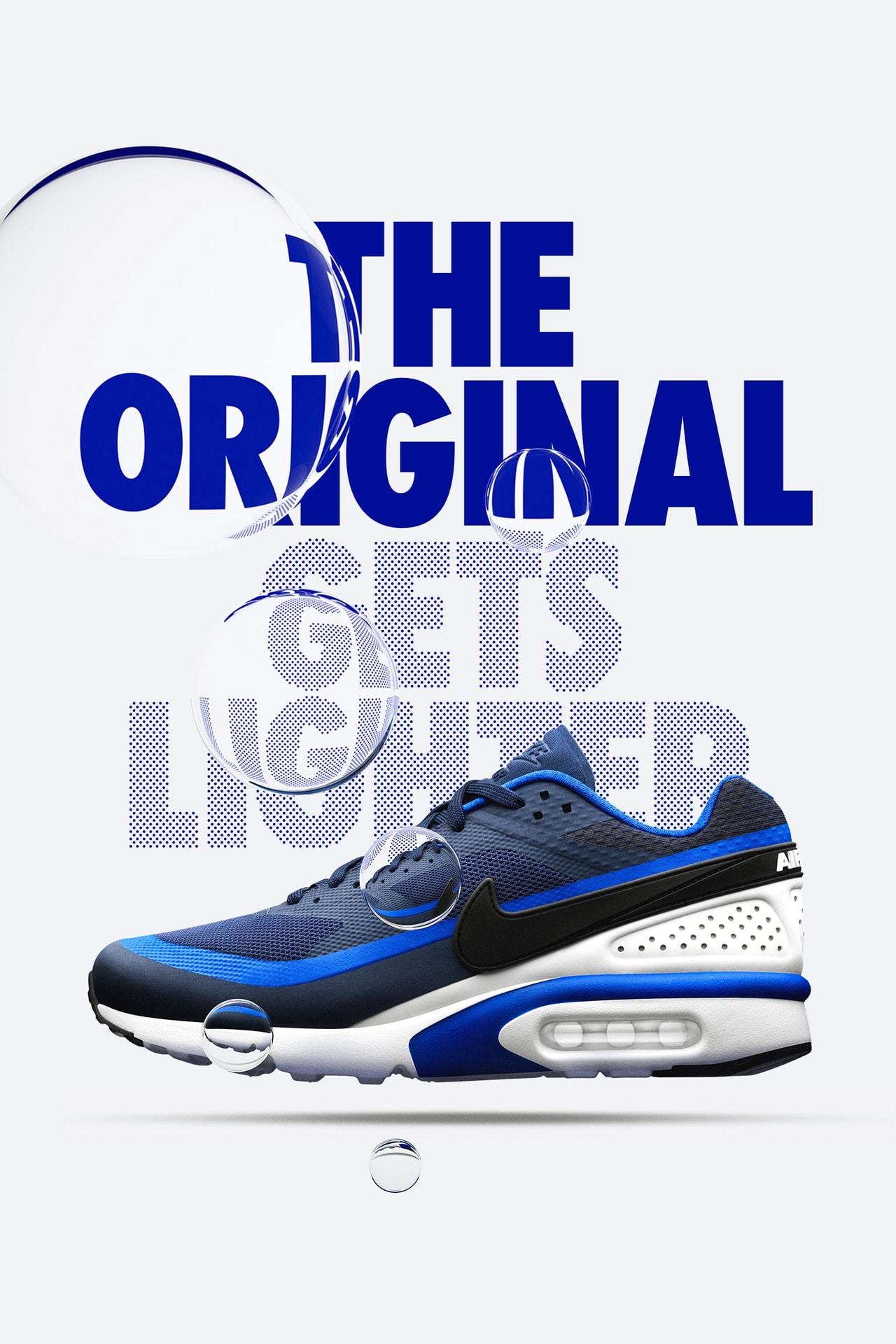 Nike air max classic bw navy best sale