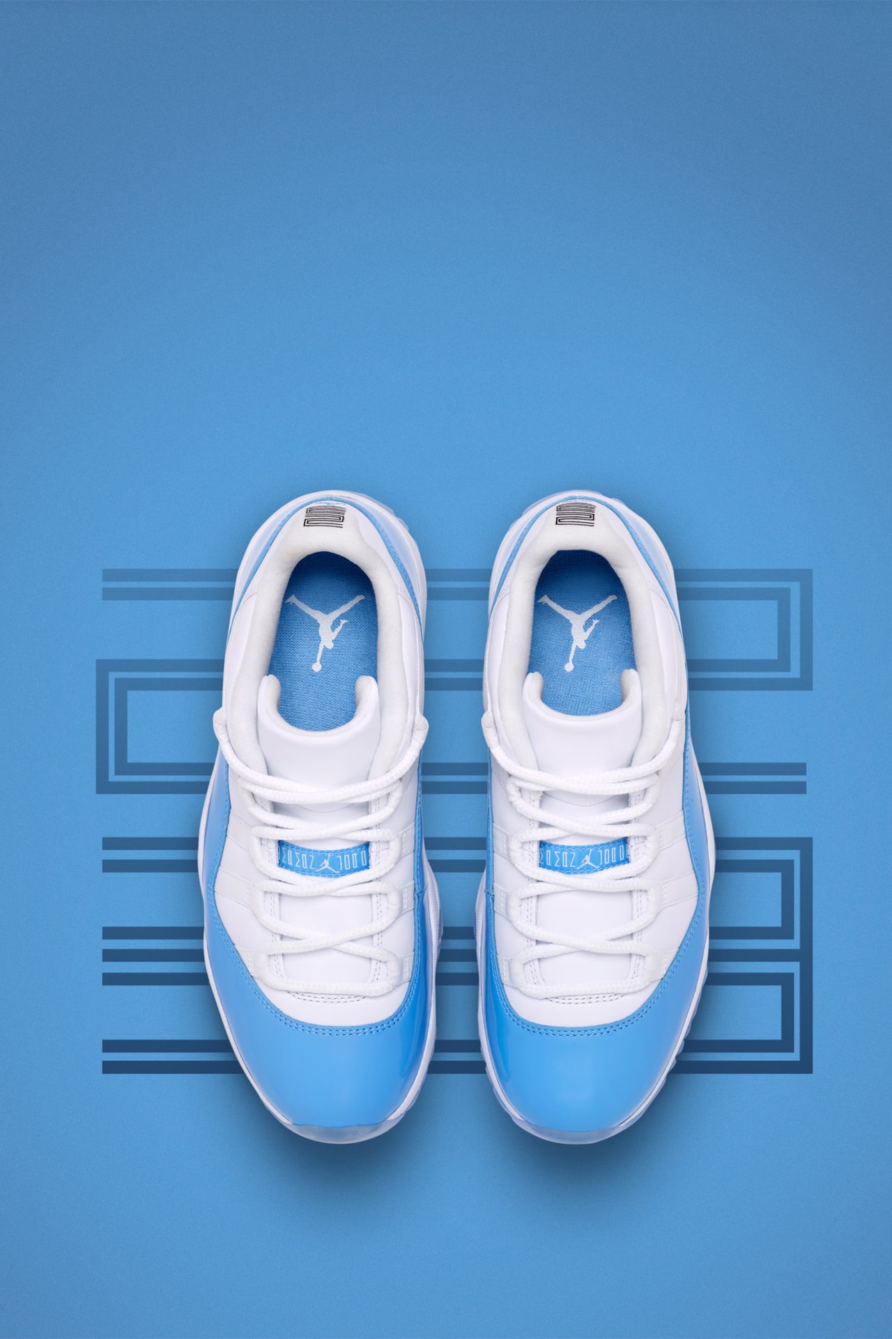 Jordan 11 baby blue best sale