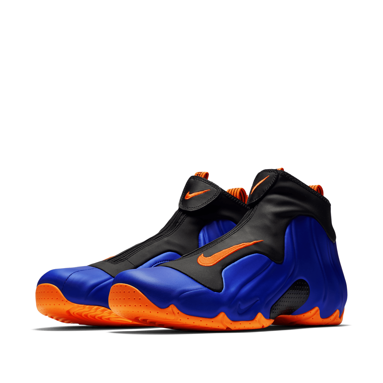 Nike Air Flightposite 'Racer Blue & Black & Total Orange' Release Date