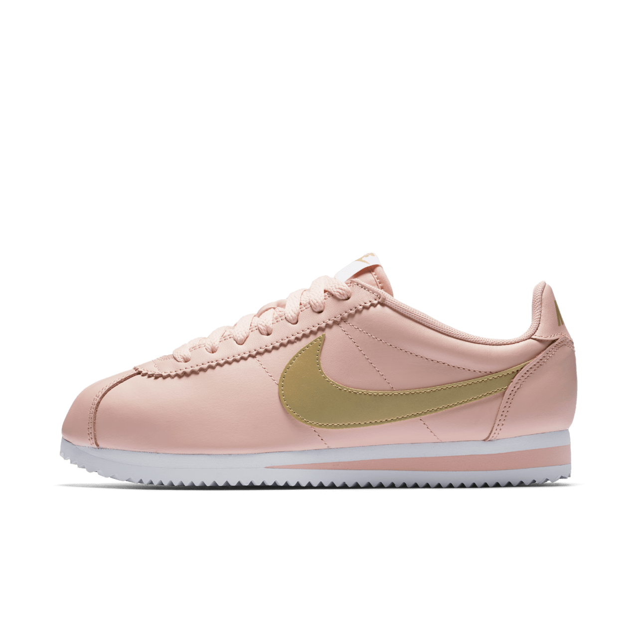 Nike gold cortez hotsell