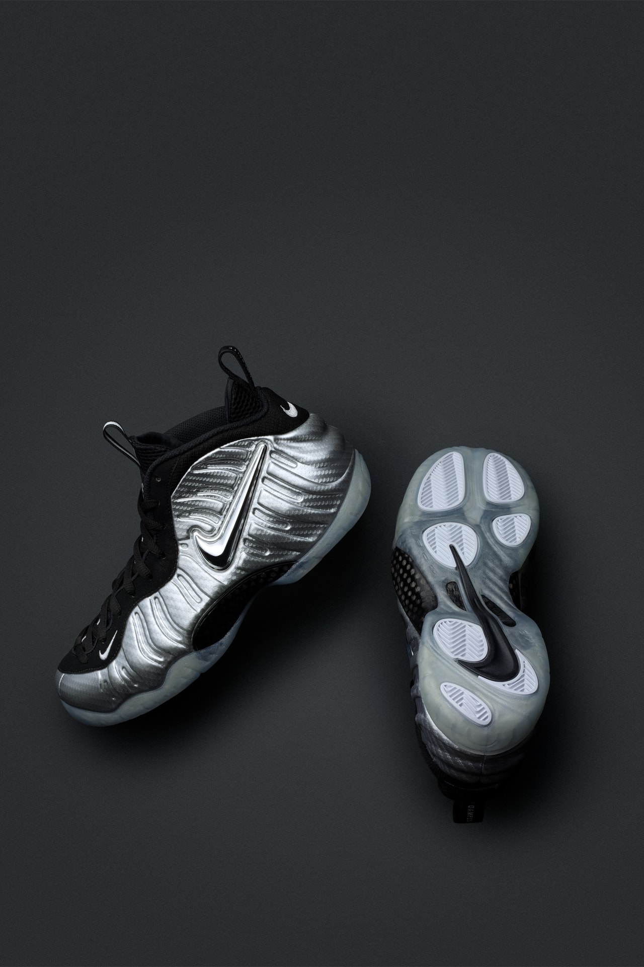 Metallic silver foamposites on sale