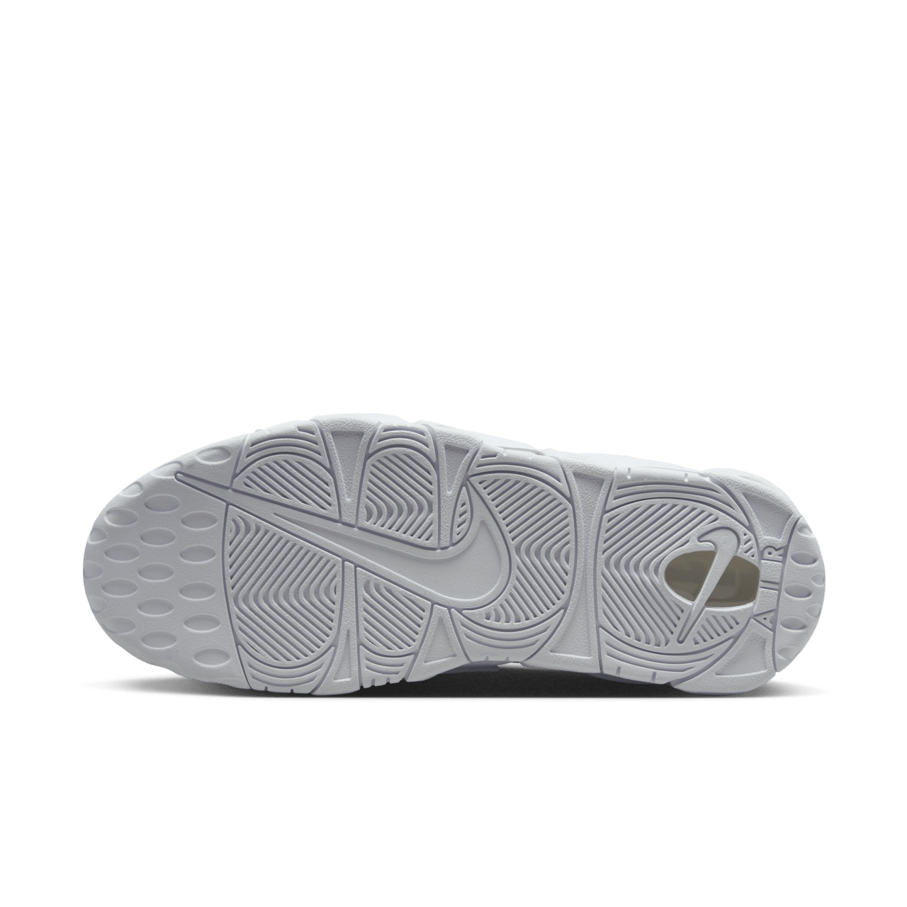 Nike uptempo white chrome best sale