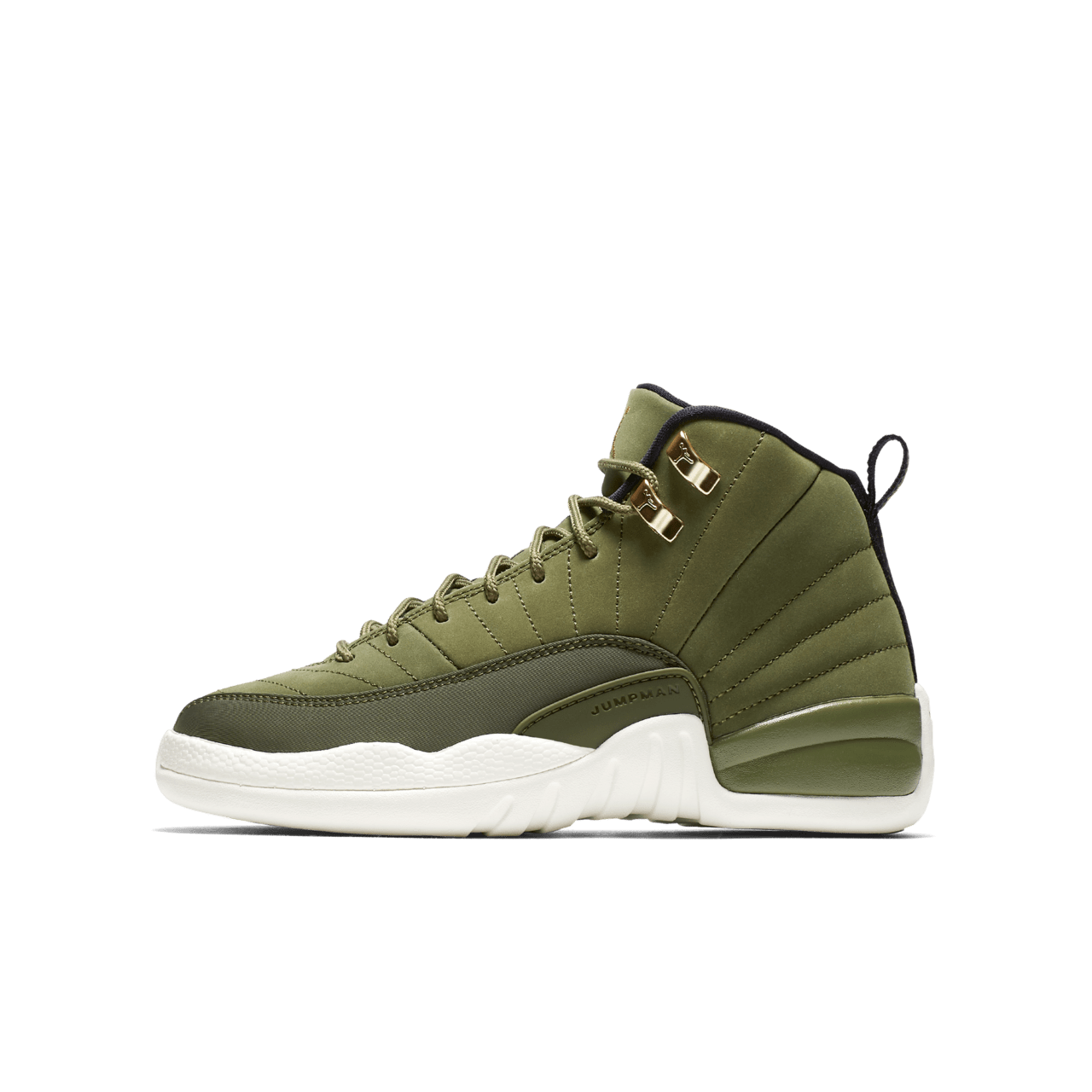 Olive green air jordan 12 on sale