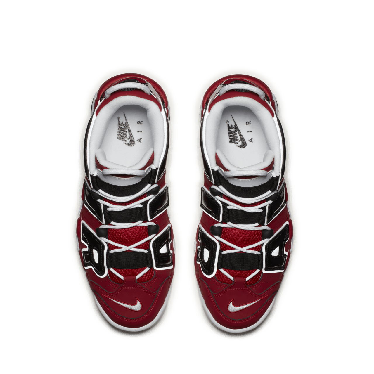 Nike more uptempo bianche rosse hotsell