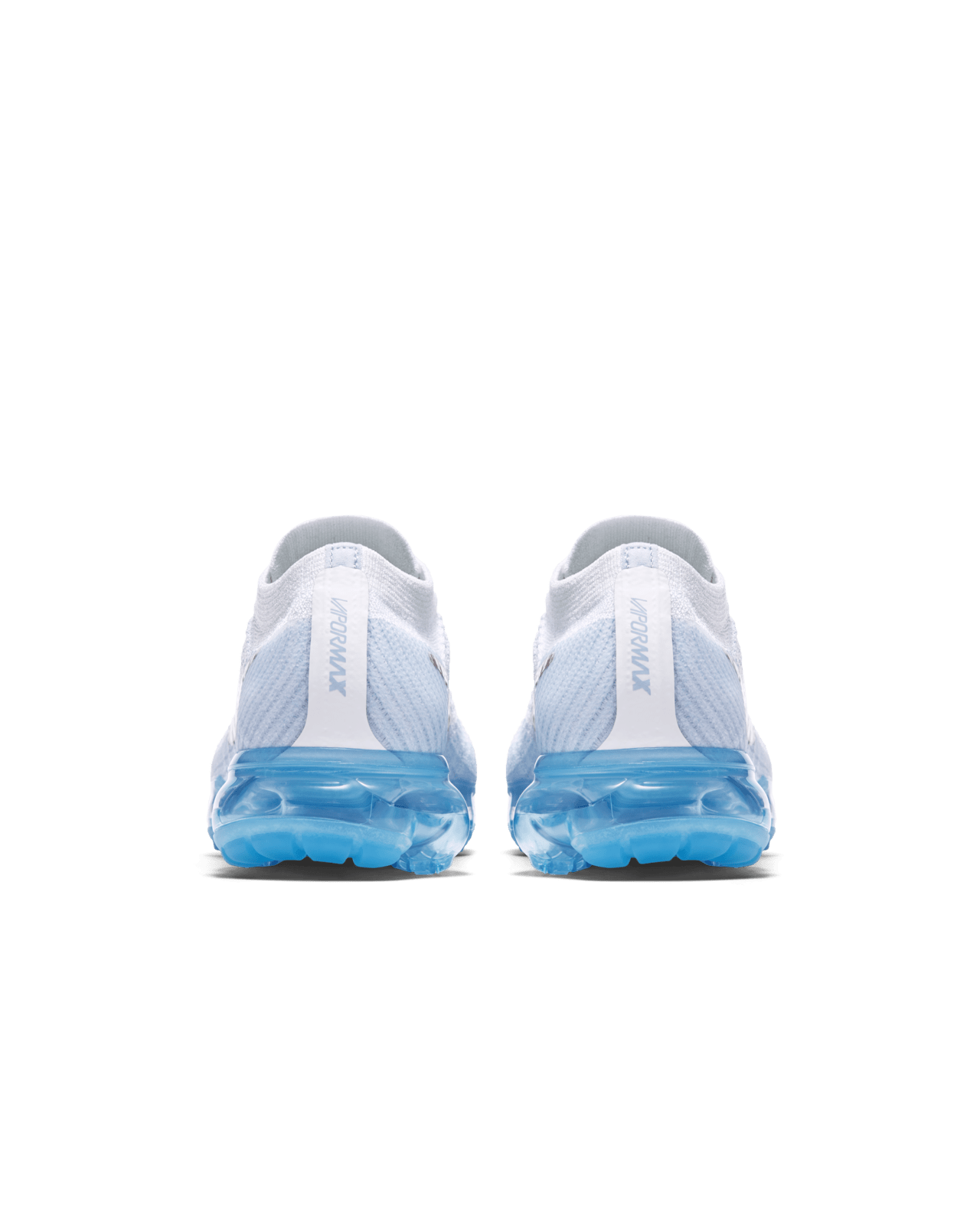 Nike vapormax white blue best sale