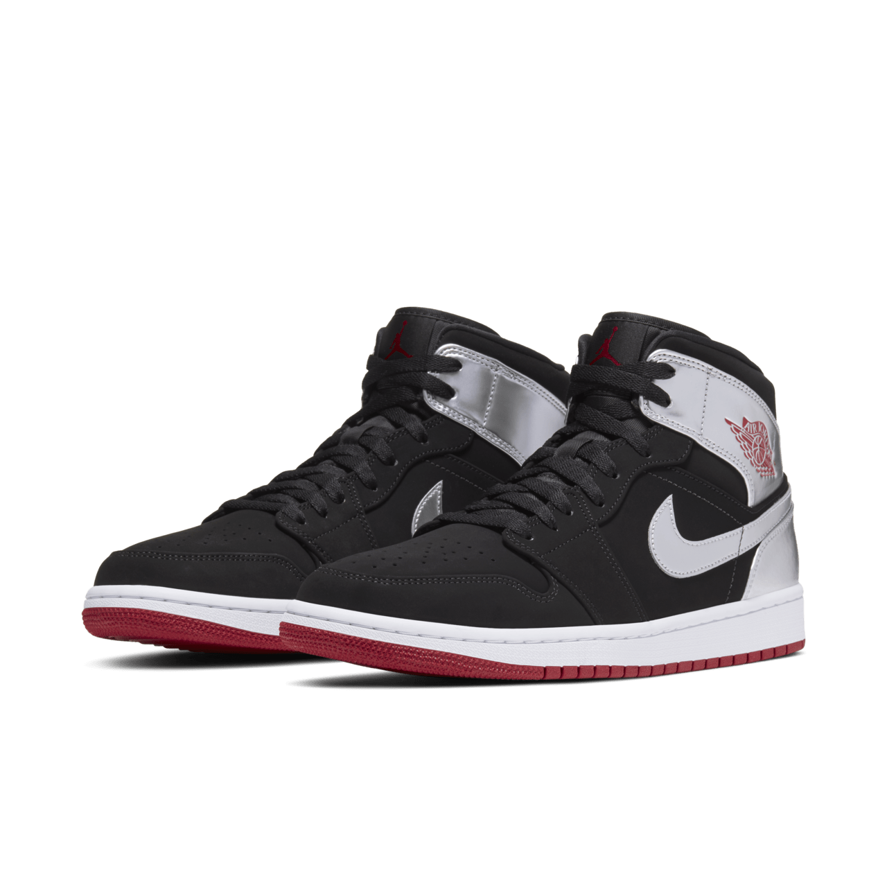 Air Jordan 1 Mid 'Black & Metallic Silver' Release Date