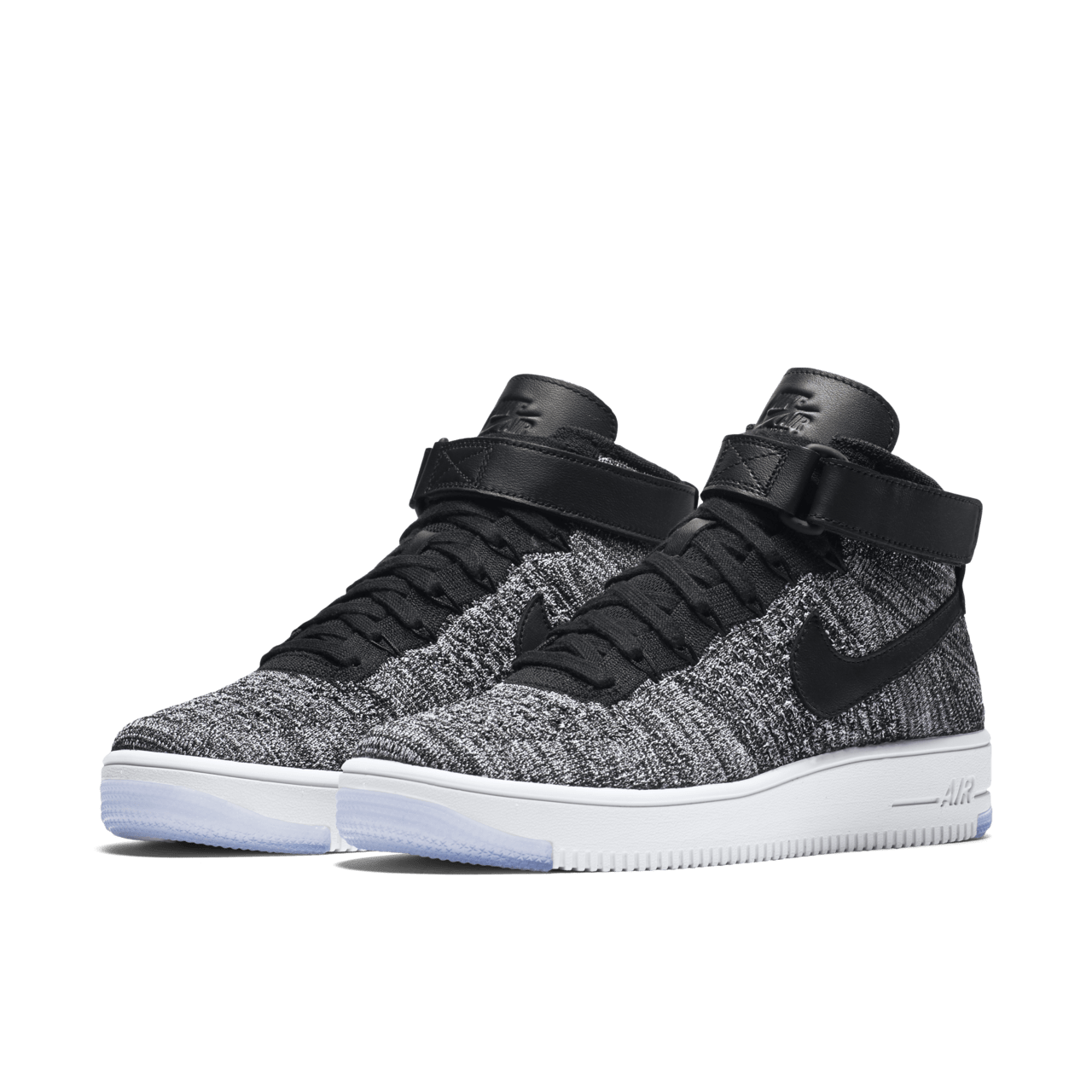 Nike air force 1 ultra flyknit mid black best sale