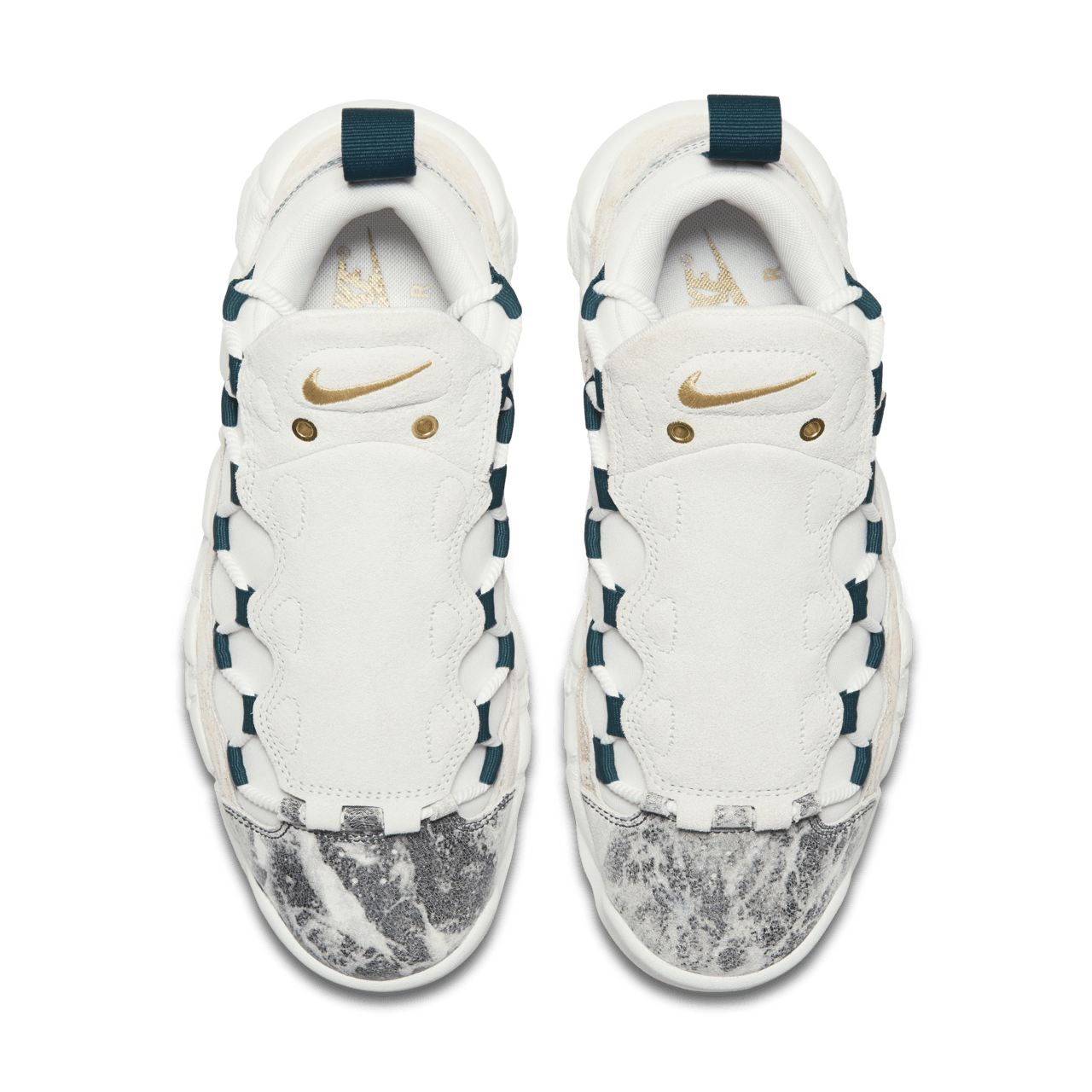 Women s Nike Air More Money Summit White and Oil Grey Release Date. Nike SNKRS