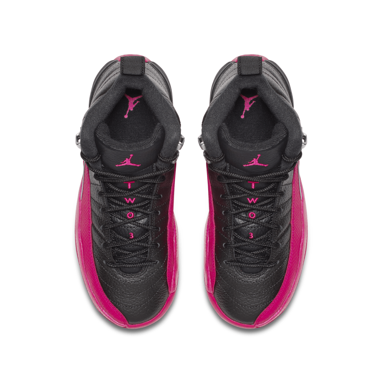 Girls Air Jordan 12 Retro Black Deadly Pink Release Date. Nike SNKRS