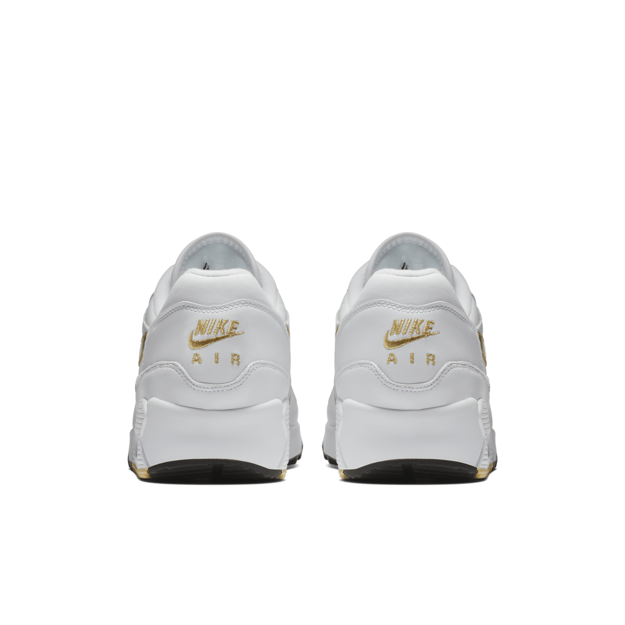 Nike white and gold shoes best sale