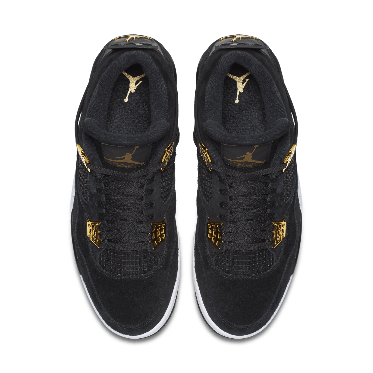 Nike air jordan 4 black gold hotsell