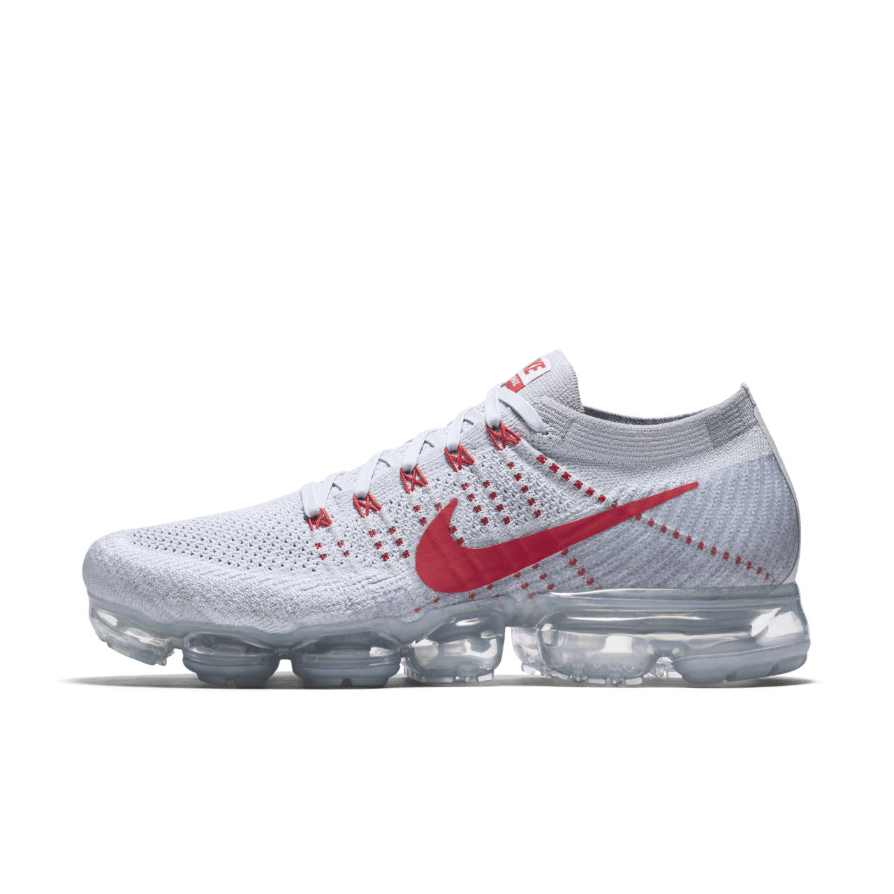 Red nike shoes vapormax online