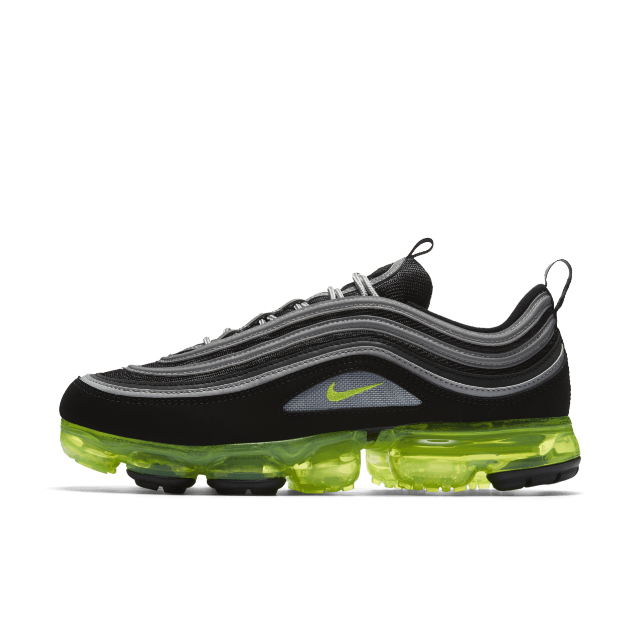 NIKE 97 Black Volt Metallic Silver AJ7291 001 VaporMax 97 Nike SNKRS