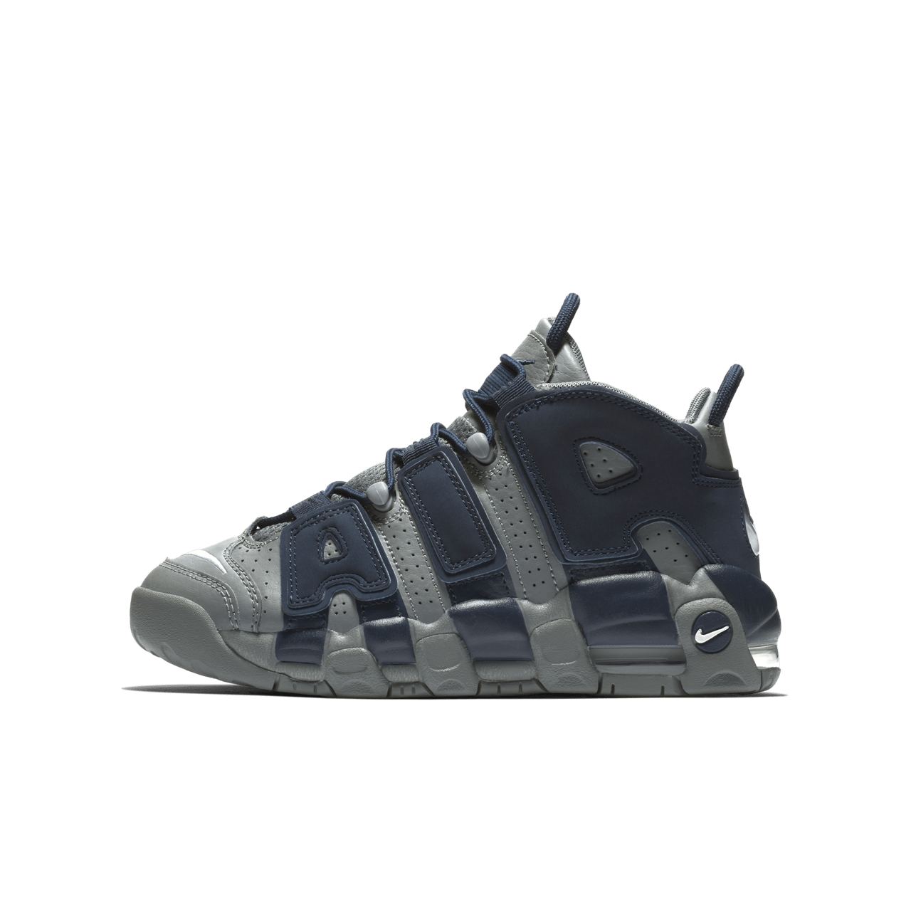 วันเปิดตัว Air More Uptempo “Cool Grey and Midnight Navy”