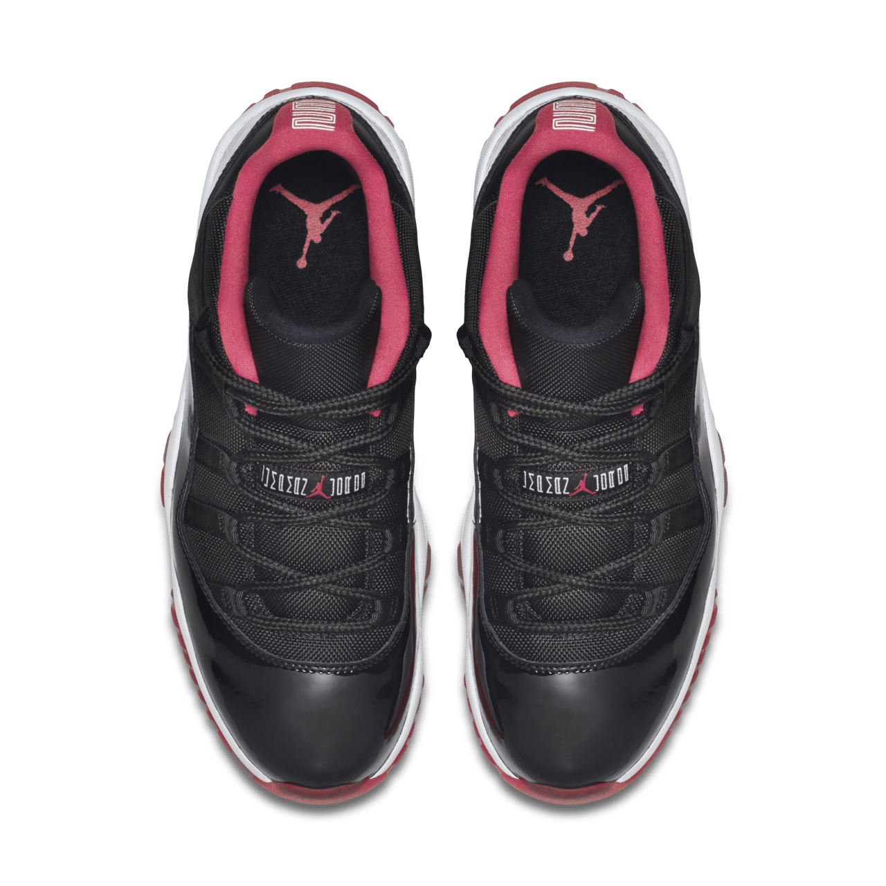 Nike air jordan 11 retro black red online