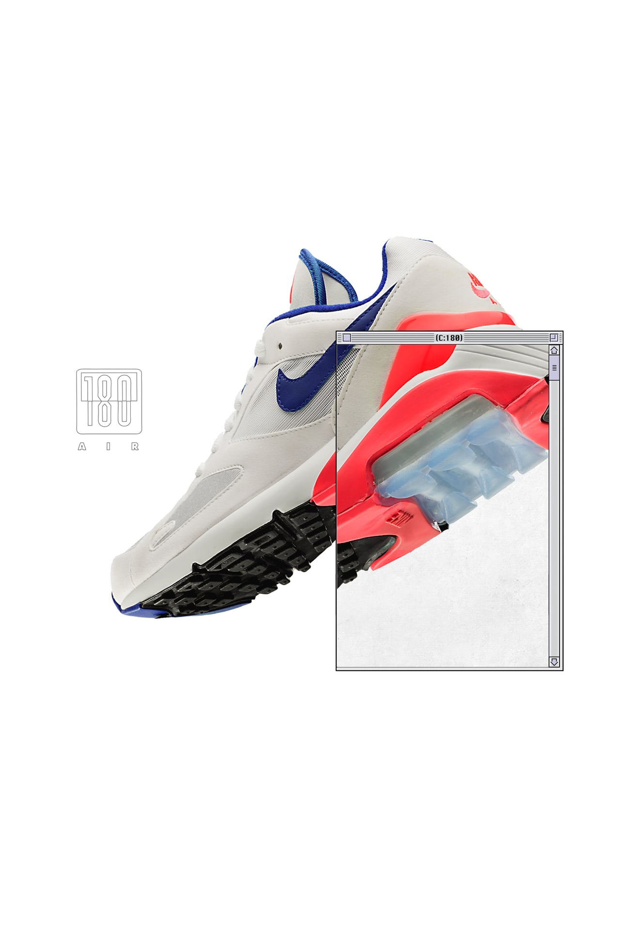 Date de sortie de la Nike Air Max 180 White Solar Red Racer Blue pour Femme. Nike SNKRS